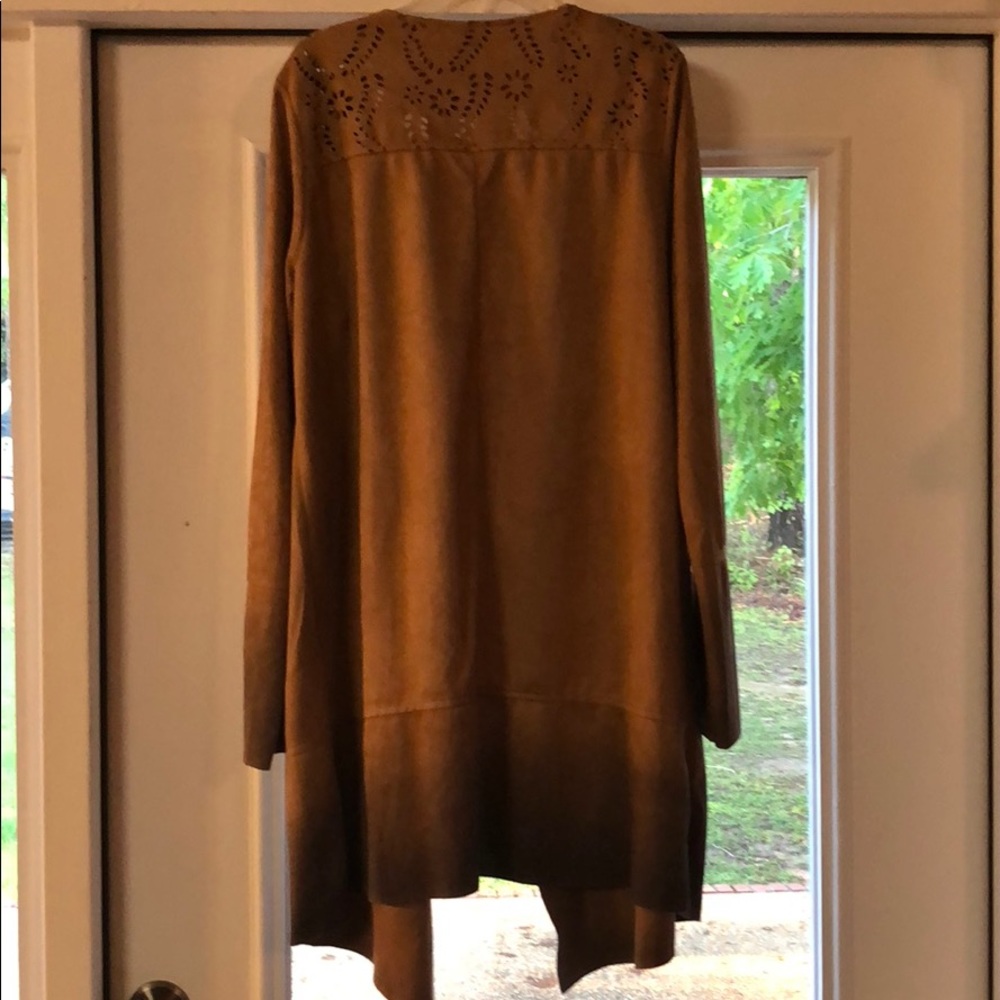 Suede Feel Cardigan - image 3